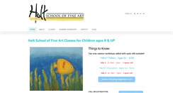 Desktop Screenshot of holtschooloffineart.com